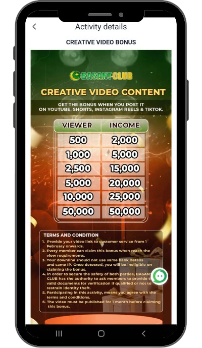 Creative-Video-Bonus